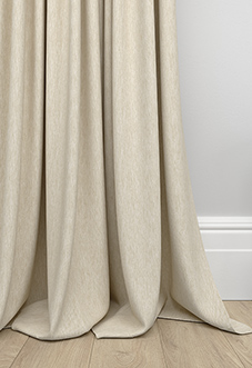 Genoa Faux Silk (Blackout), Cream Shimmer - Made to Measure Curtains